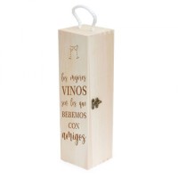 Caja para Vino de Madera Personalizada
